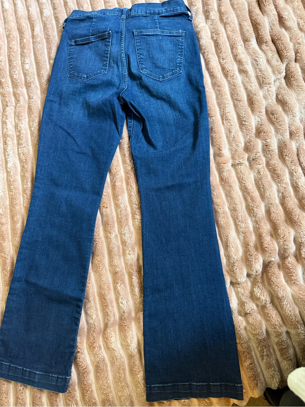 GAP Men's Baby Boot Jeans in Dark Blue Denim - Picture 2 of 3